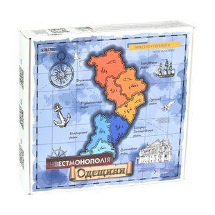 Настільна гра Strateg Інвестмонополія Одещини українською мовою (30496) 9871 фото