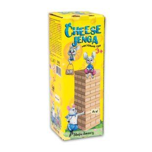 Настільна гра Strateg Дженга "Cheese Jenga" 48 брусків (30718) 5904 фото