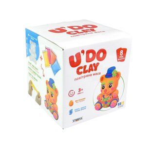 Набір для творчості Strateg "Ведмідь U'DO Clay" (30844) 11108 фото