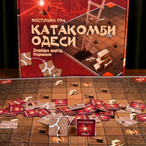 Настільна гра Strateg Катакомби Одеси українською мовою 30285 4554 фото