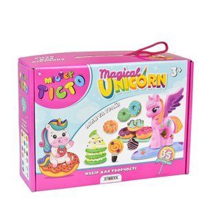 Набір для творчості Містер тісто Magical Unicorn Strateg українською мовою (41021) 10108 фото